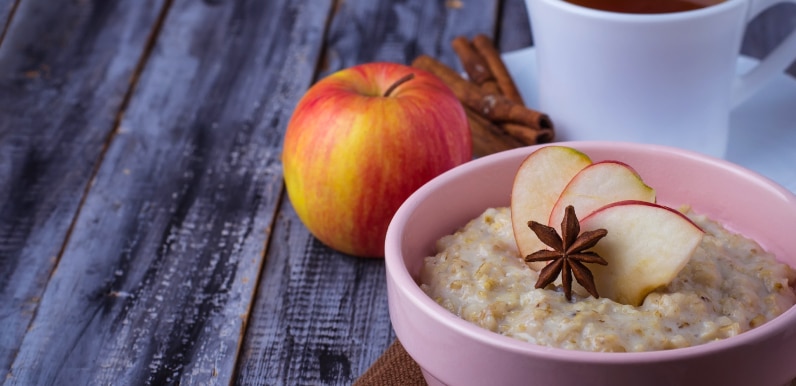 ¡Cocinemos en familia!: Avena al horno con canela y manzana